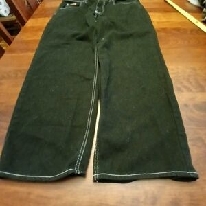 Black Wide-Leg Jeans